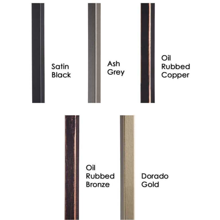 16.2.1-T Plain Square Bar Iron Baluster