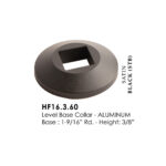 HF16.3.60 Level Base Collar for 1/2" Sq. Iron Balusters