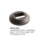 HF16.3.61 Angled Base Collar for 1/2" Sq. Iron Balusters