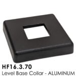 HF16.3.70 Level Base Collar for 1/2" Sq. Iron Balusters