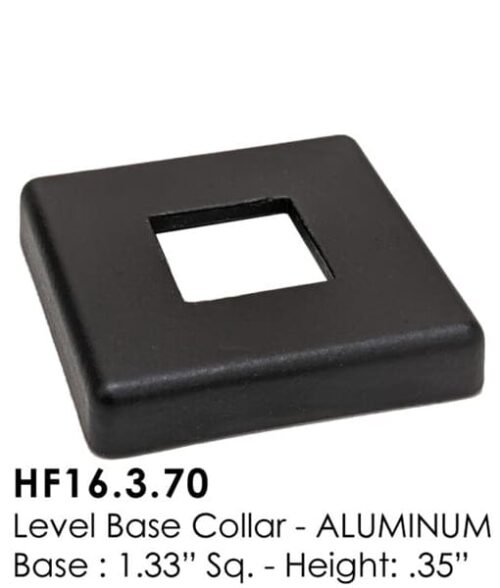 16.3.70 HF16.3.70 level base collar for 1/2 inch square iron balusters