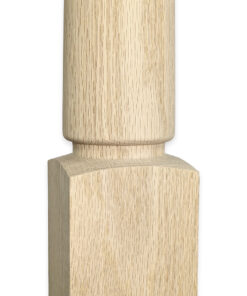 Alternative view of 3010 - 3" x 42" Wooden Newel Post - Pin Top - Röhe