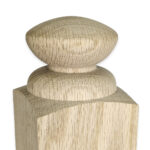 3546 - 3.5" x 60" Wooden Newel Post - Post to Post - Röhe - Image 2
