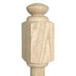 3546 - 3.5" x 60" Wooden Newel Post - Post to Post - Röhe - Image 3