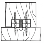 S-3007 Flush Newel Post Anchoring System