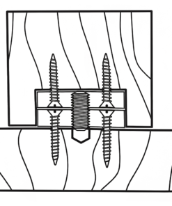 S-3007 Flush Newel Post Anchoring System