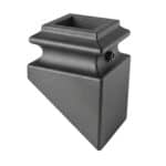 34.3.1 MEGA Small Angled Base Shoe for 3/4" Sq. Iron Balusters