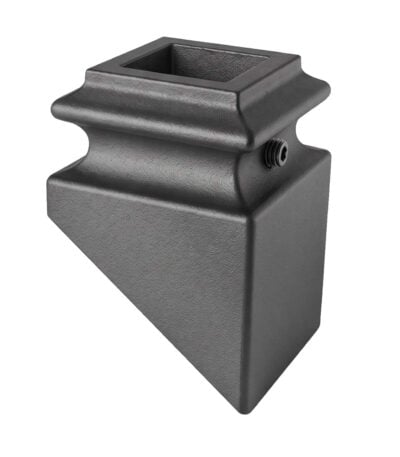 34.3.1 MEGA Small Angled Base Shoe for 3/4" Sq. Iron Balusters