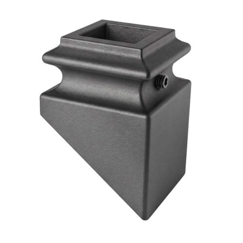 34.3.1 MEGA Small Angled Base Shoe for 3/4" Sq. Iron Balusters