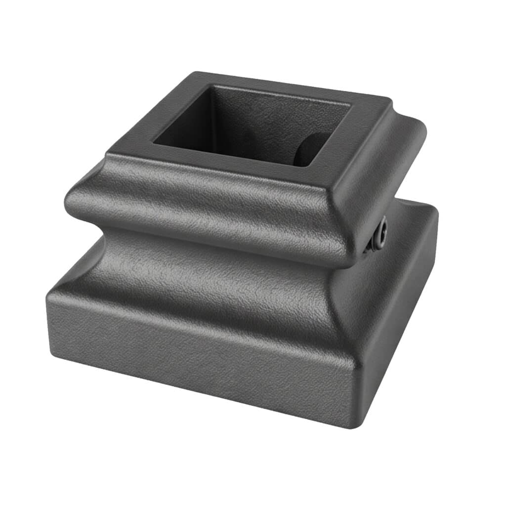 34.3.18 MEGA Small Level Base Shoe for 3/4" Sq. Iron Balusters