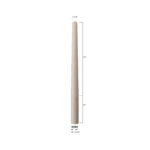 4080 3-1/2" x 46" Round to Round Newel Skandi