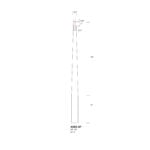 4080-SP 3" x 46" Round to Round Stabilizer Newel Skandi - Image 2