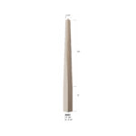 4081 - 3-1/4" x 46" Square to Round Newel Skandi