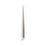 4081-SP 3" x 46" Square to Round Stabilizer Newel Skandi