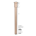 4400 Modern Box Newel Small - 3-1/4" Sq. x 56" ForestKraft