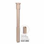 4400 Modern Box Newel Small - 3-1/4" Sq. x 56" ForestKraft - Image 2