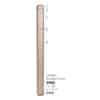 ForestKraft 4900 small modern routed newel post, 3-1/4 inches square x 56 inches