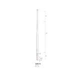 5080-42 - 1-1/4" x 42" Round to Round Baluster Skandi - Image 2