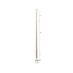 5080-42 - 1-1/4" x 42" Round to Round Baluster Skandi
