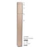 ForestKraft 5900 large modern routed newel post, 5-1/2 inches square x 56 inches