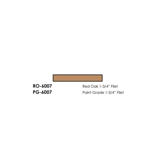6007 - 1-3/4 Filet Trim Moulding