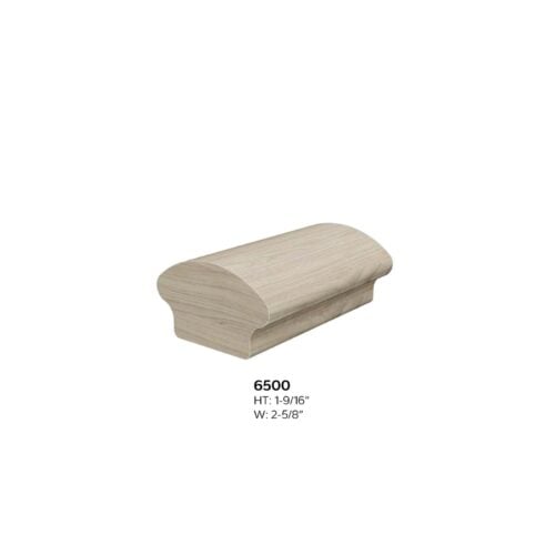 6500 wooden handrail, 1-9/16 in x 2-5/8 in