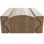 6500 Bending Wooden Handrail - 1-9/16" x 2-5/8"