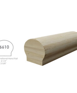 6610 - 2-1/4" x 2-5/8" Wood Handrail