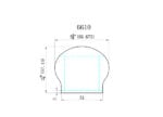 6610 - 2-1/4" x 2-5/8" Wood Handrail - Image 2