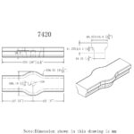 7420 Tandem Cap Wooden Handrail Fitting - 6084 Series - Image 2