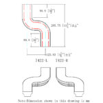 7422-R Right S-Turn Wooden Handrail Fitting - 6084 Series - Image 2