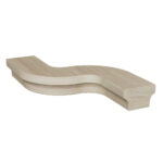 7422-R Right S-Turn Wooden Handrail Fitting - 6084 Series
