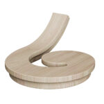 7435 Right Hand Volute Handrail Fitting - 6084 Series