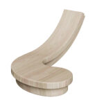 7445 Right Hand Turnout Handrail Fitting - 6084 Series