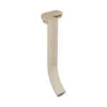 7476 - 2 Rise Right Gooseneck Handrail Fitting - 6084 Series