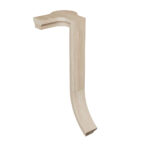 7481 - 2 Rise Left Gooseneck with Cap Handrail Fitting - 6084 Series