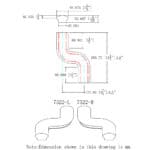 7522-R Right S-Turn Handrail Fitting - 6500 Series - Image 2