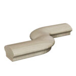 7522-R Right S-Turn Handrail Fitting - 6500 Series