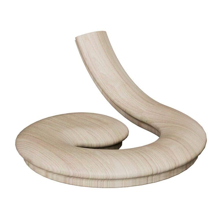 7530-1.jpg 7530 left hand volute wood handrail fitting, 6500 series