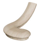 7545 Right Hand Turnout Handrail Fitting - 6500 Series