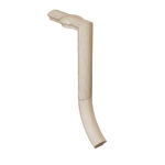 7588-2 - 2 Rise Straight Gooseneck with Cap Handrail Fitting - 6500 Series