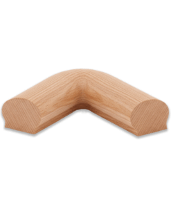 7611 Level Quarter Turn Wood Handrail Fitting