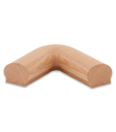 7611 Level Quarter Turn Wood Handrail Fitting