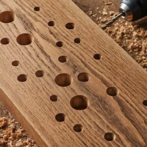 What size hole for balusters?