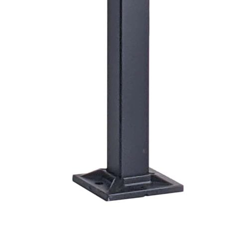 AX20.001.010.A.STB-notxt AXIA floor mounted square post, satin black