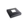 AXIA floor mounted square post, satin black