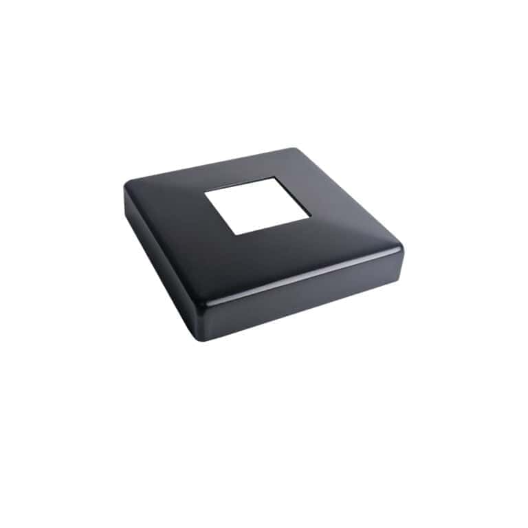 AXIA floor mounted square post, satin black
