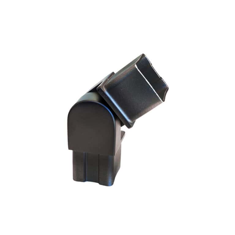 AX20.008.111.A.STB AXIA adjustable fitting for 40 x 40 mm square rail, satin black