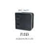 AXIA glass clamp for flat posts, satin black