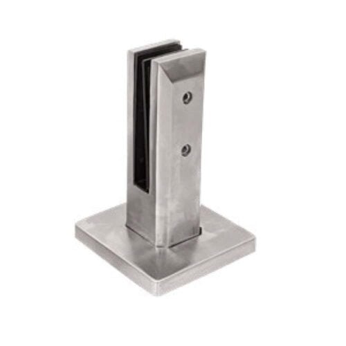 AX50.001 small floor mount glass spigot, stainless steel